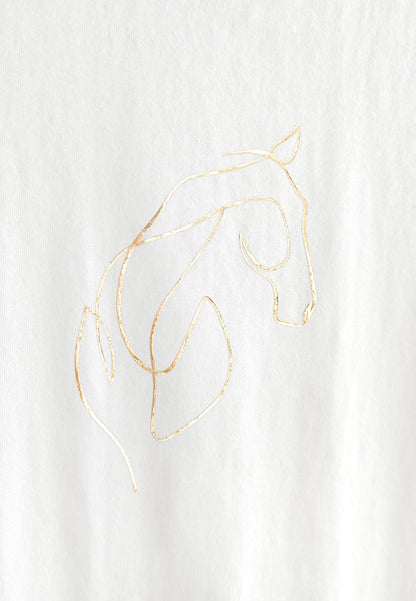 Women Short-Sleeve Graphic Tee - White - 610215