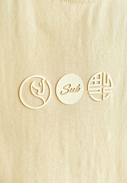 Women Short-Sleeve Graphic Tee - Khaki - 610218