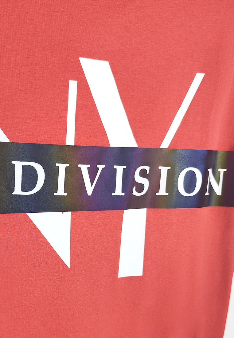 Men Short-Sleeve Graphic Tee - Red - M3M685