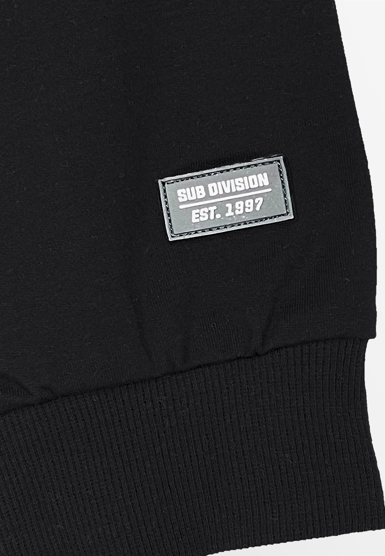 Women Long-Sleeve Sweatshirt - Black - M3W759