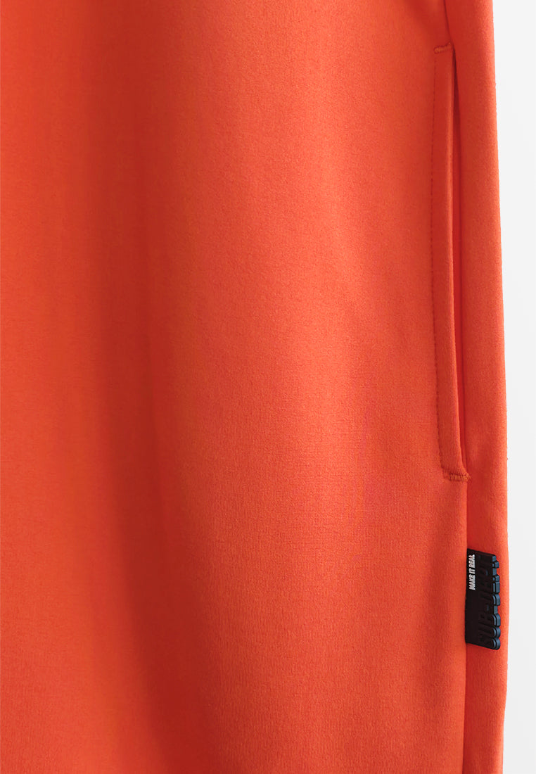 Women Sleeveless Midi Dress - Orange - 610005