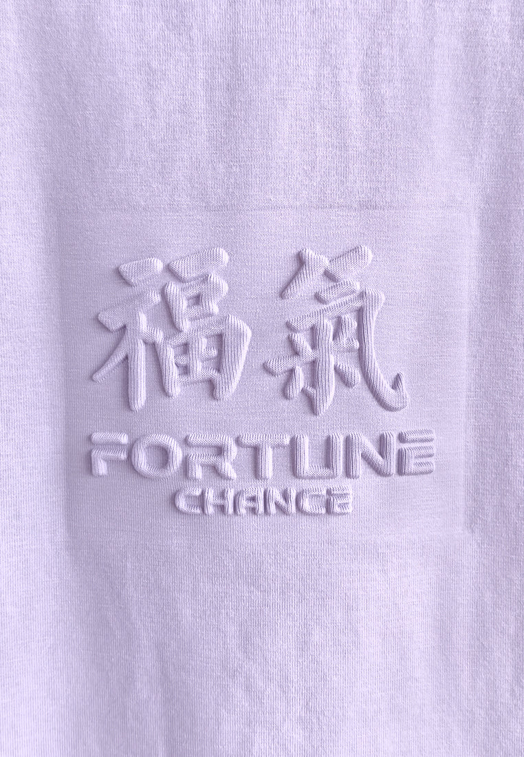 Women Short-Sleeve Fashion Tee - Purple - 610222