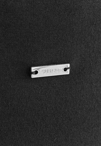 Women Cropped T-Shirt - Black - 410235