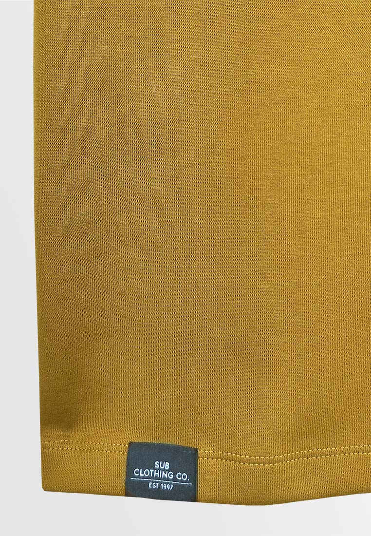 Men Short-Sleeve Fashion Tee - Dark Khaki - M3M863