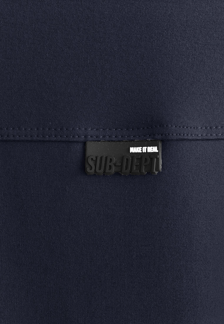 Women Short-Sleeve Fashion Tee - Navy - 510269