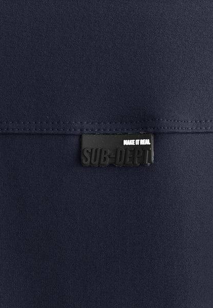 Women Short-Sleeve Fashion Tee - Navy - 510269