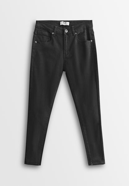 Men Skinny Fit Long Jeans - Black - 610336