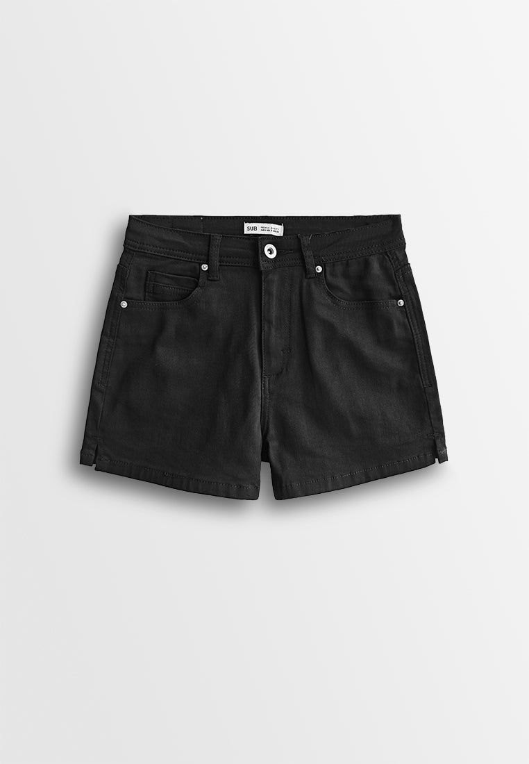 Women Short Jeans - Black - 510134