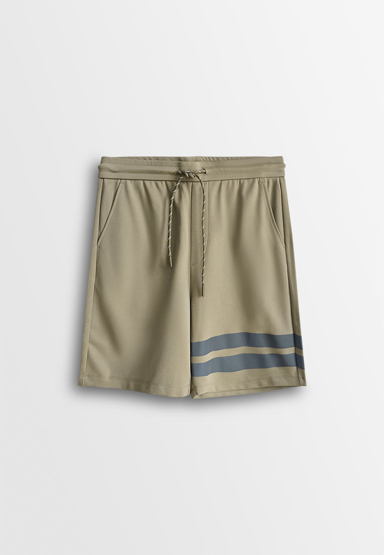 Men Short Jogger - Dark Khaki - 610005