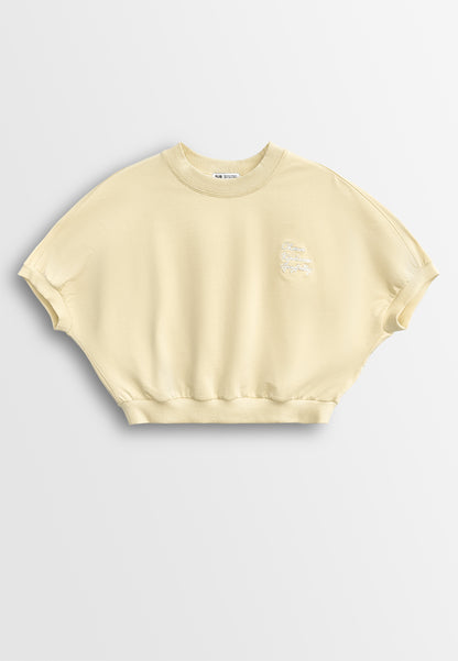 Women Short-Sleeve Fashion Tee - Khaki - 610263