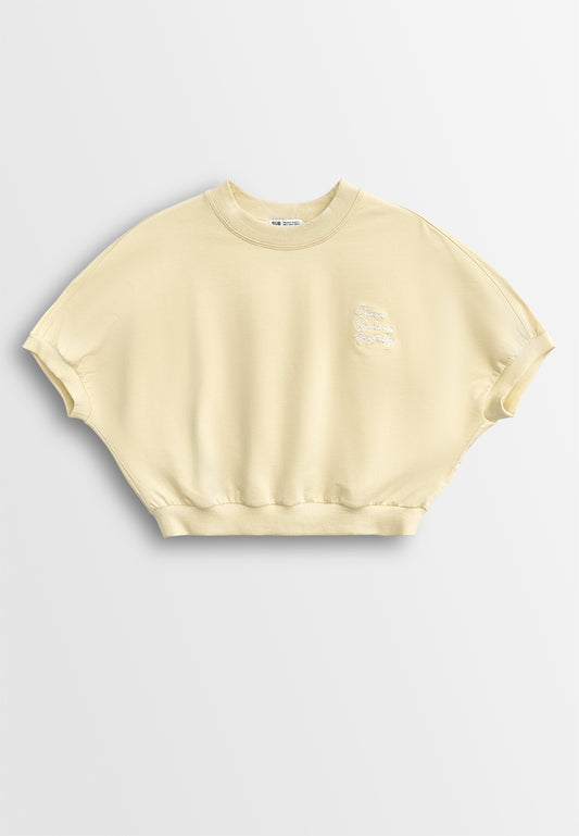 Women Short-Sleeve Fashion Tee - Khaki - 610263