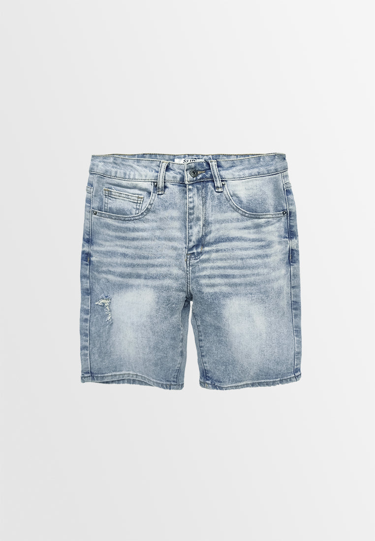 Men Short Jeans - Light Blue - 310072