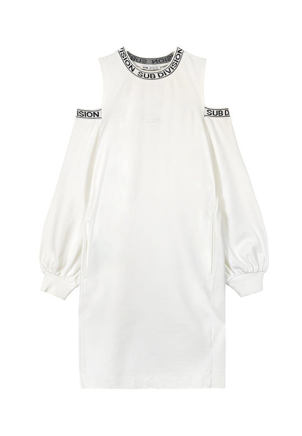 Women Off Shoulder Dress - White - 310014