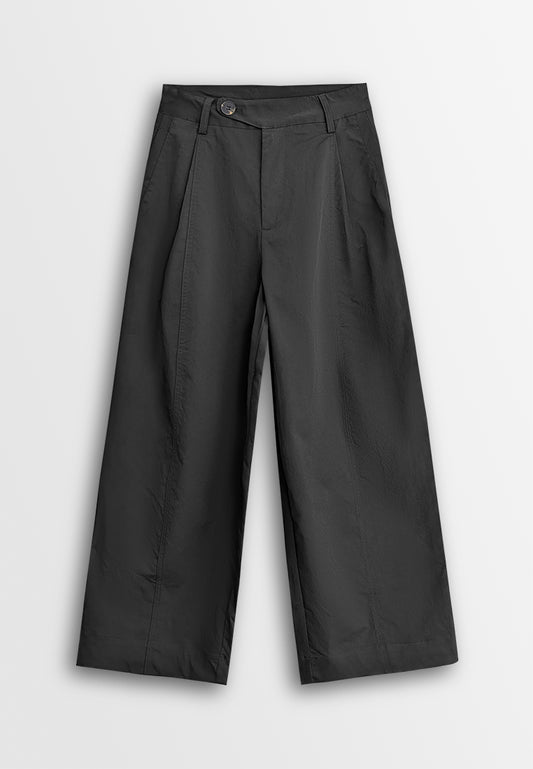 Women Wide Leg Pants - Black - 610340