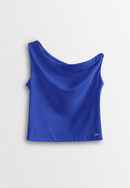 Women Sleeveless Top - Blue - 610433