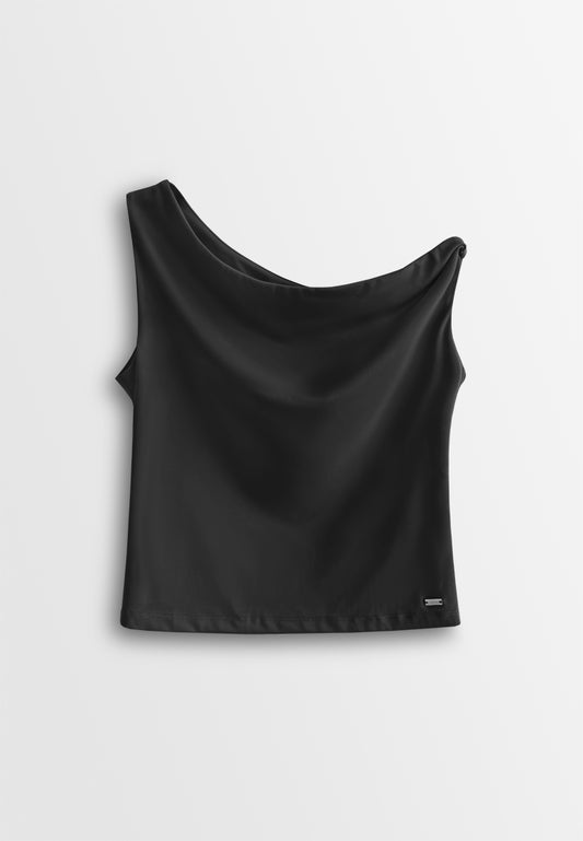 Women Sleeveless Top - Black - 610413