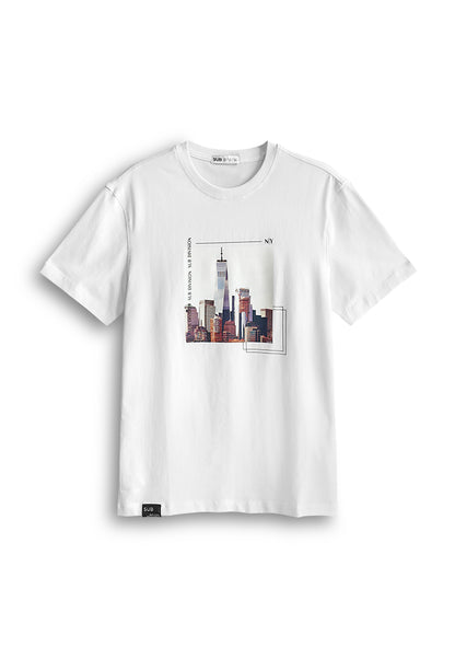 Men Short-Sleeve Graphic Tee - White - 510158