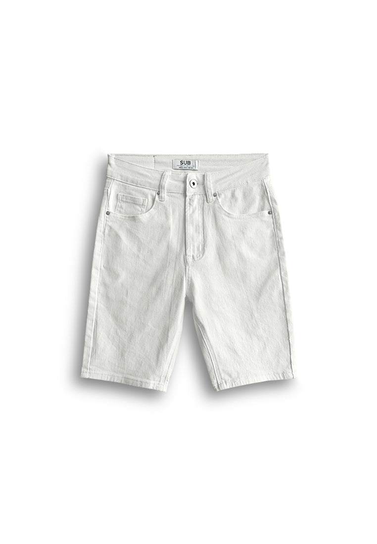 Men Short Jeans - White - 510268