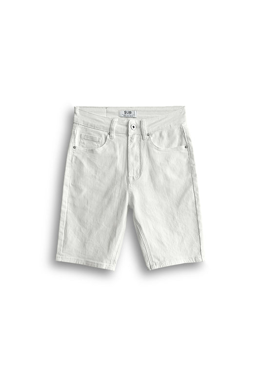 Men Short Jeans - White - 510268