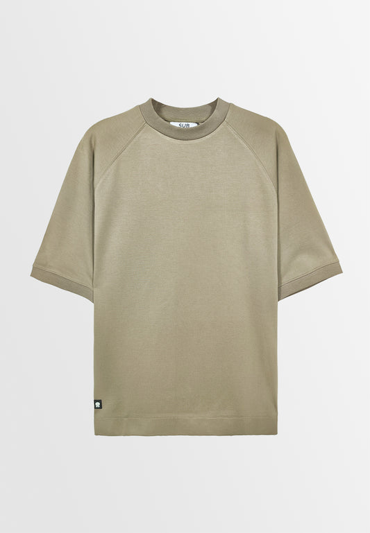 Men Short-Sleeve Fashion Tee - Khaki - F3M975