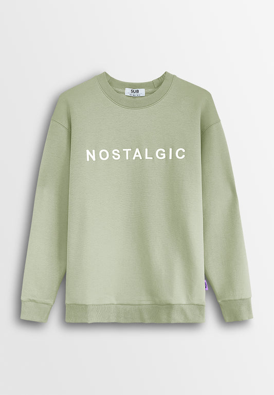 Men Long-Sleeve Sweatshirt - Khaki - 510143