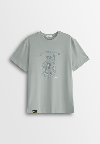 Men Short-Sleeve Graphic Tee - Grey - 510354