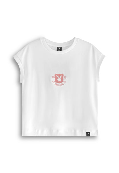 Playboy x SUB Women Sleeveless Fashion Tee - White - 610361