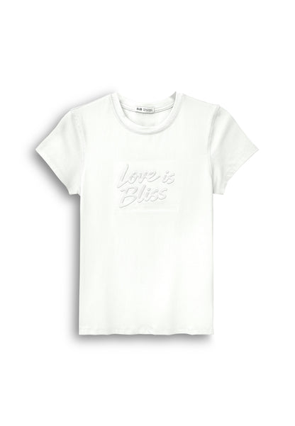 Women Short-Sleeve Graphic Tee - White - 610252
