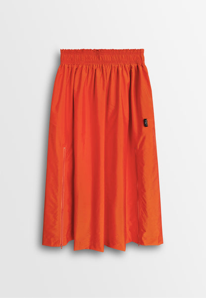 Women Long Skirt - Orange - 610389