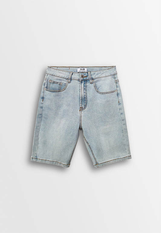 Men Short Jeans - Light Blue - 510269