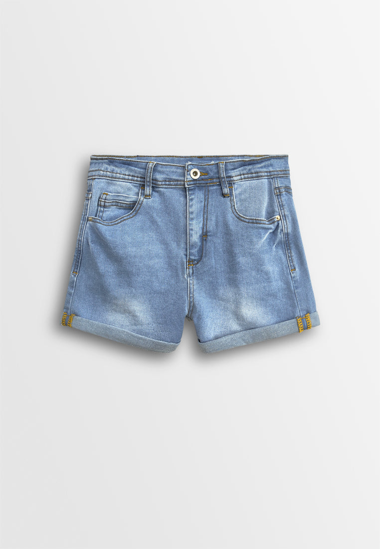 Women Short Jeans - Light Blue - 410263