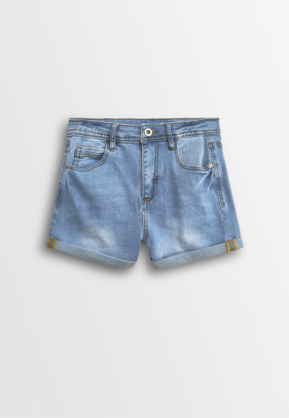 Women Short Jeans - Light Blue - 410263