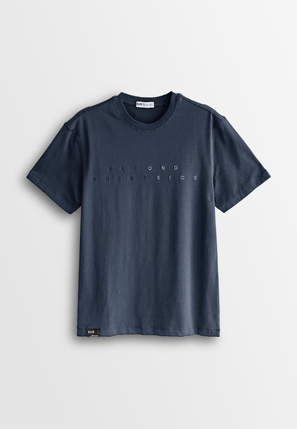 Men Short-Sleeve Graphic Tee - Navy - 510155