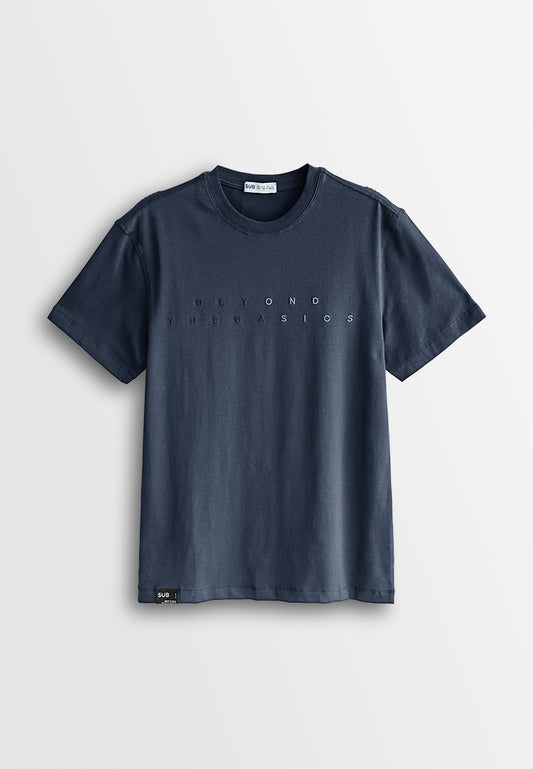 Men Short-Sleeve Graphic Tee - Navy - 510155