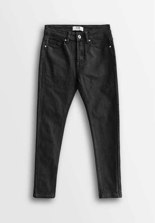 Men Skinny Fit Long Jeans - Black - 410059/510267