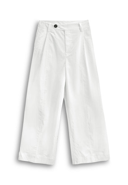 Women Wide Leg Pants - White - 610341