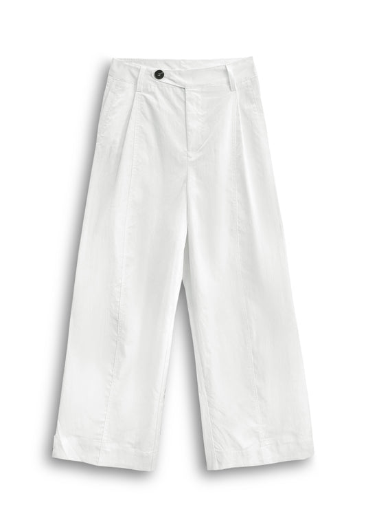 Women Wide Leg Pants - White - 610341