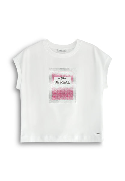 Women Sleeveless Fashion Tee - White - 610285