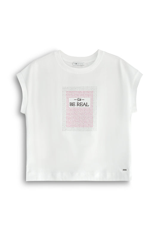 Women Sleeveless Fashion Tee - White - 610285