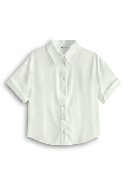 Women Short-Sleeve Shirt - White - 610438