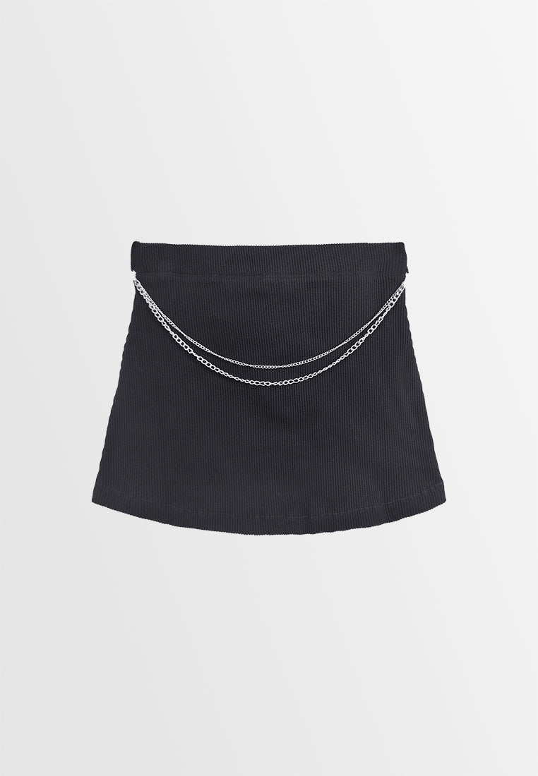 Women Short Skirt - Black - M3W813