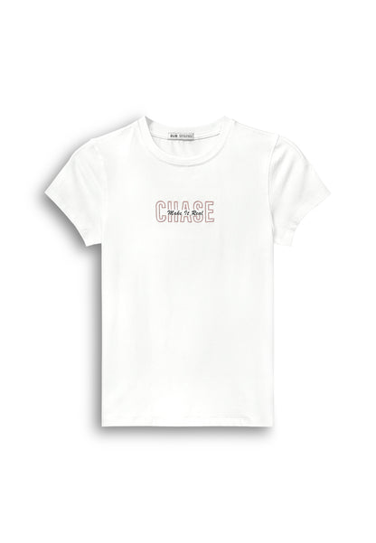 Women Short-Sleeve Graphic Tee - White - 610251