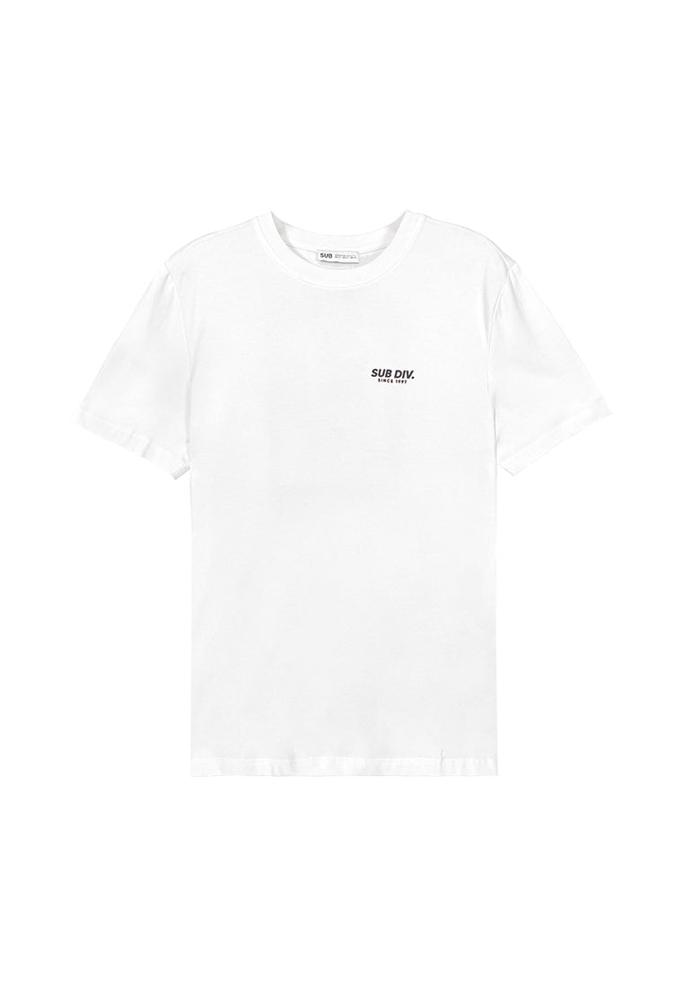 Men Short-Sleeve Graphic Tee - White - 410025