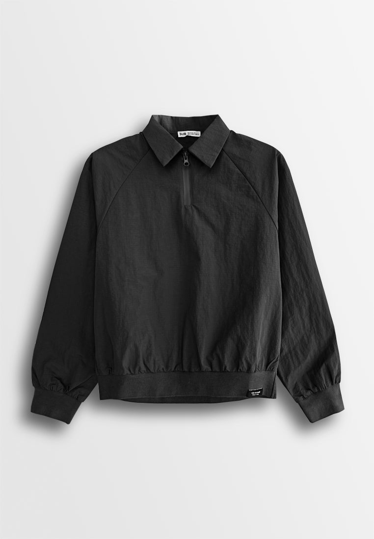 Women Long-Sleeve Sweatshirt - Black - 510049