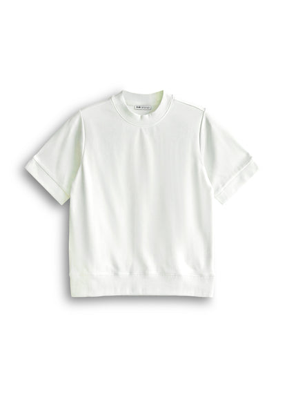 Women Short-Sleeve Sweatshirt -White - 510266