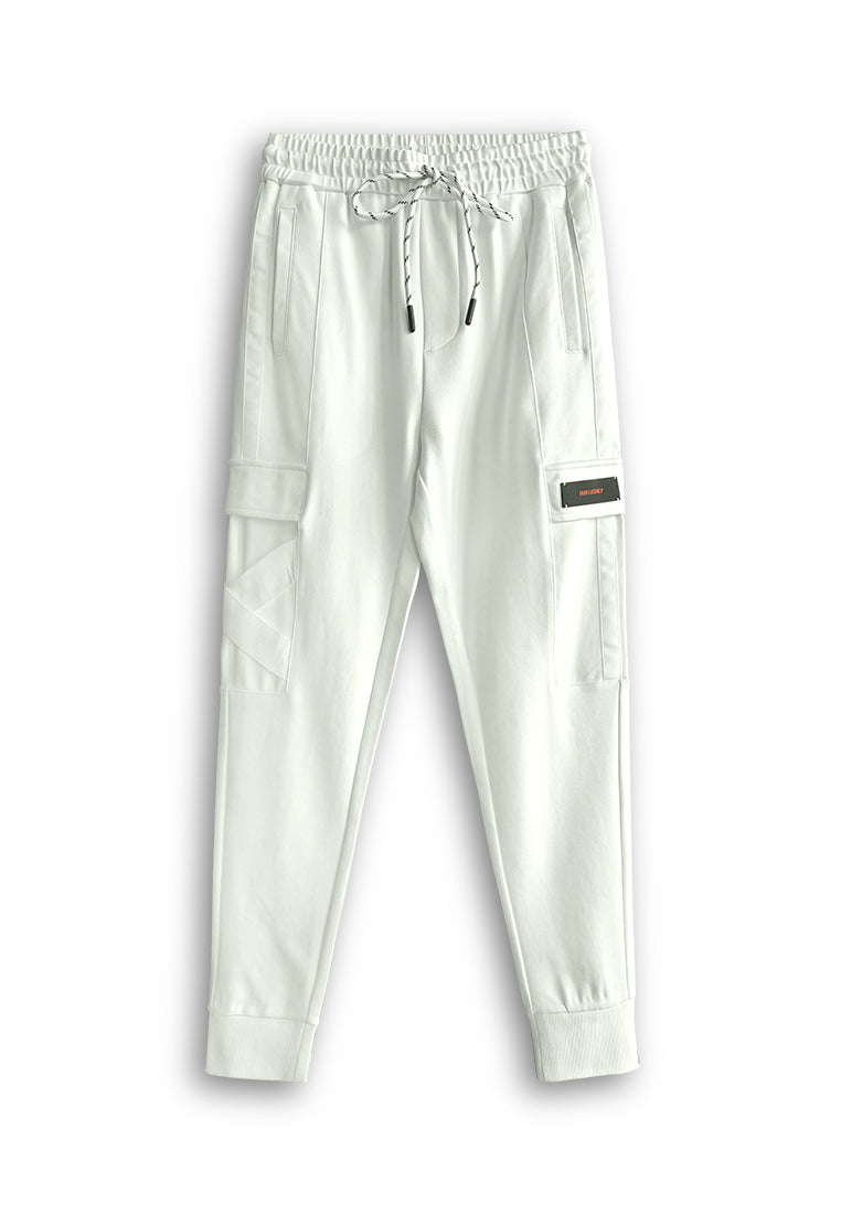 Men Long Jogger - White - 510243