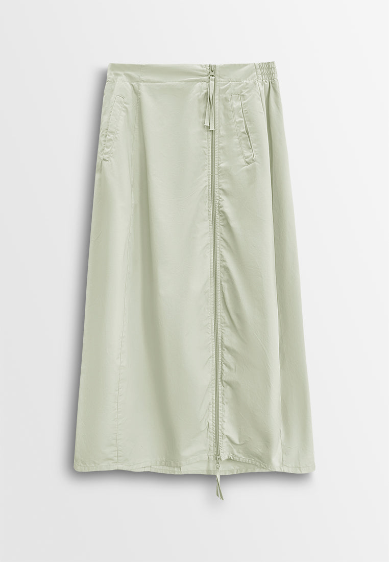 Women Long Skirt - Khaki - 610343