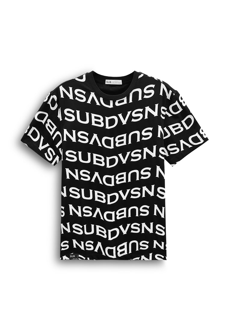 Men Short-Sleeve Graphic Tee - Black - 610246