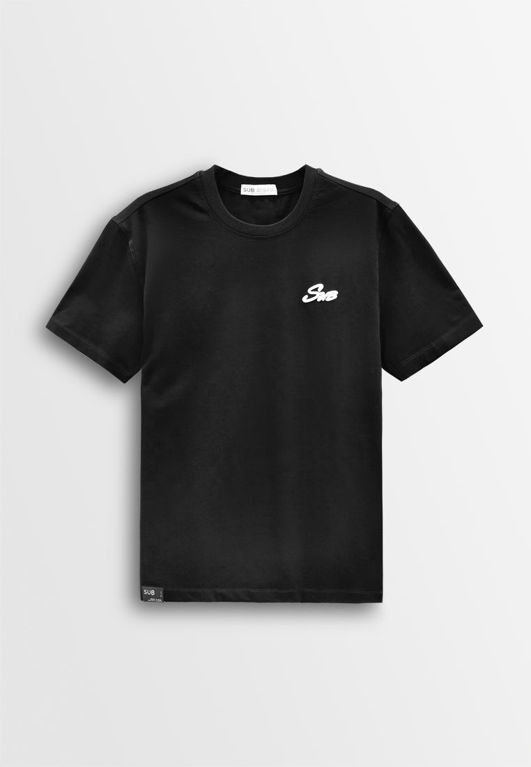 Men Short-Sleeve Graphic Tee - Black - 610249