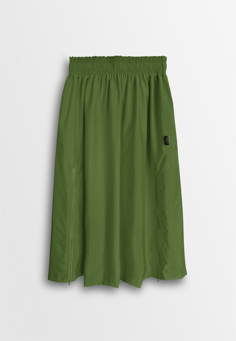 Women Long Skirt - Army Green - 610451